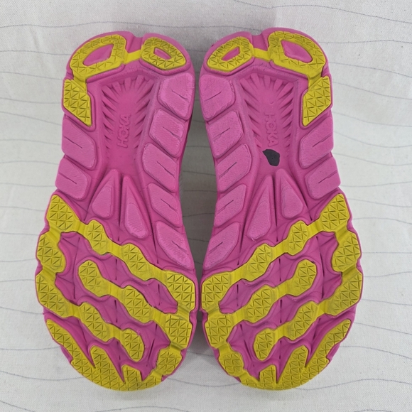 HOKA ONE ONE Womens Rincon 3 White Pink Purple Running Shoes 1119396 Size 6B - Picture 9 of 12